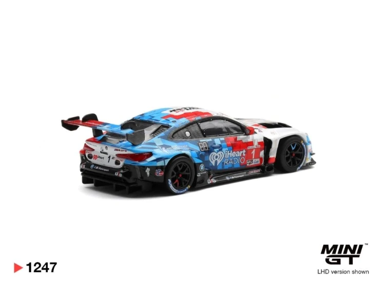 Mini GT #1247 BMW M4 GT3 EVO #1 Paul Miller Racing 2025 IMSA Daytona 24 Hrs MGT01247