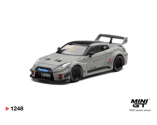 Mini GT #1248 Nissan LB-Silhouette Works GT 35GT-RR Ver.1 Matt Grey MGT01248