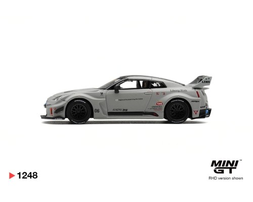 Mini GT #1248 Nissan LB-Silhouette Works GT 35GT-RR Ver.1 Matt Grey MGT01248