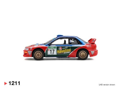 Mini GT #1211 Subaru Impreza WRC98 #17 Rally New Zealand MGT01211