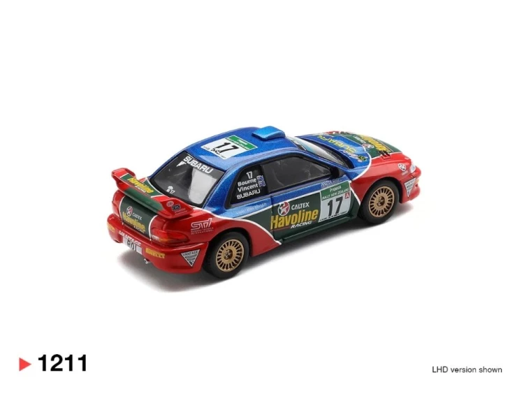 Mini GT #1211 Subaru Impreza WRC98 #17 Rally New Zealand MGT01211
