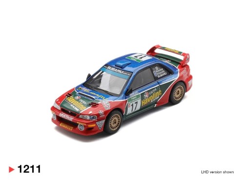 Mini GT #1211 Subaru Impreza WRC98 #17 Rally New Zealand MGT01211