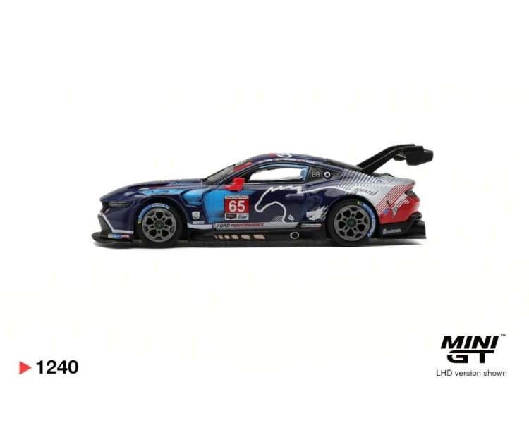 Mini GT #1240 Ford Mustang GT3 #65 Ford Multimatic Motorsports Daytona 24 Hrs Winner MGT01240
