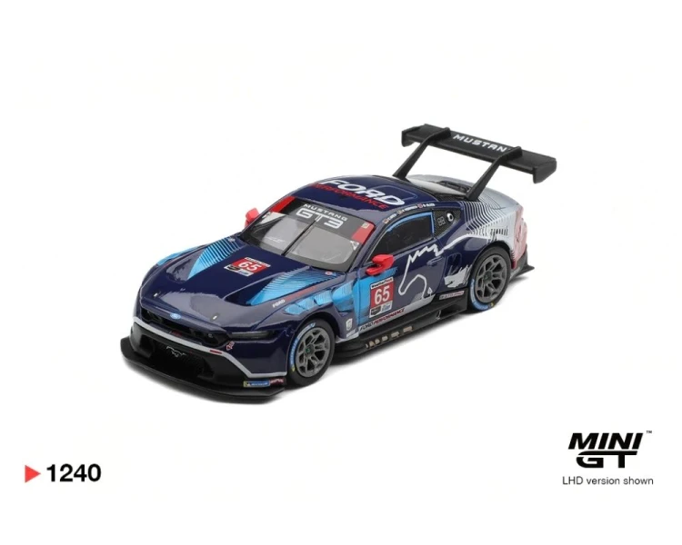 Mini GT #1240 Ford Mustang GT3 #65 Ford Multimatic Motorsports Daytona 24 Hrs Winner MGT01240