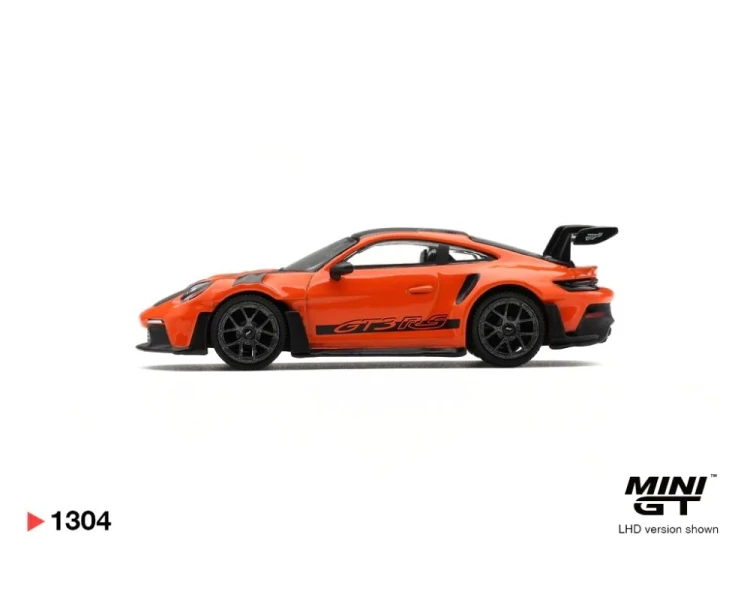 Mini GT #1304 Porsche 911 GT3 RS Weissach Package Gulf Orange MGT01304