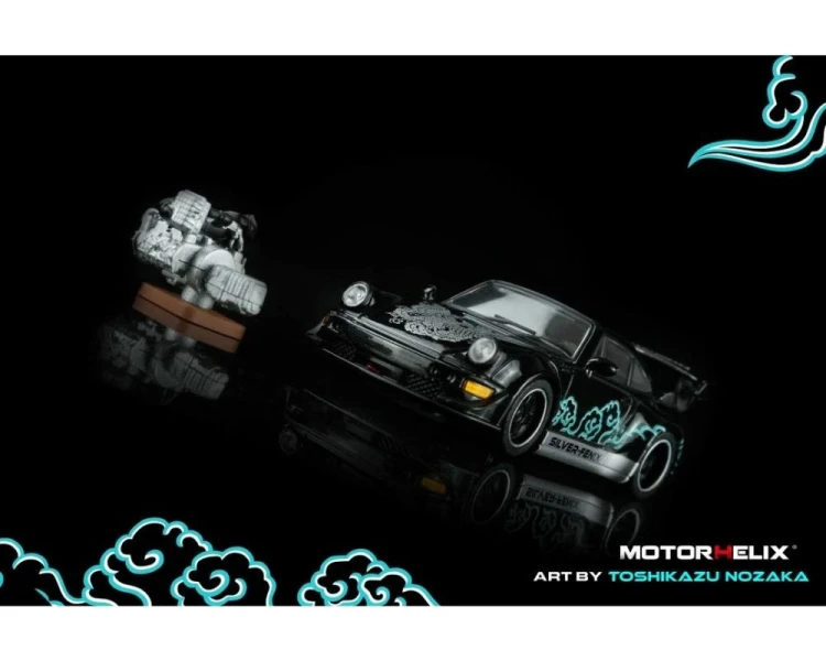 Motorhelix Porsche RWB 964 Silver-Fenix Toshikazu Nozaka M62102