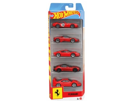 Hot Wheels Ferrari 5-pack JLN12