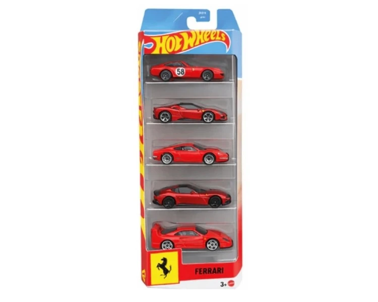 Hot Wheels Ferrari 5-pack JLN12