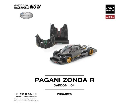 Pop Race Pagani Zonda R Carbon PR640125