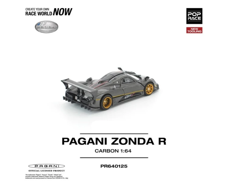Pop Race Pagani Zonda R Carbon PR640125