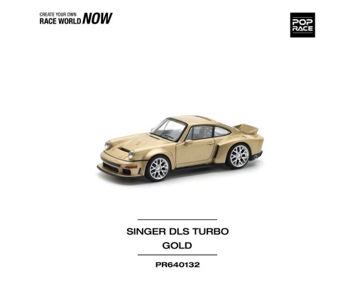 Pop Race Porsche Singer DLS Turbo Gold PR640132