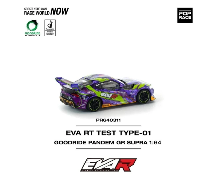 Pop Race Pandem Toyota GR Supra Eva RT Test Type-01 Goodride PR640311