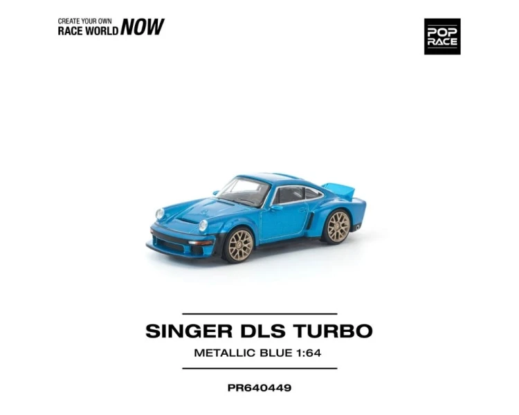 Pop Race Porsche Singer DLS Turbo Blue PR640449