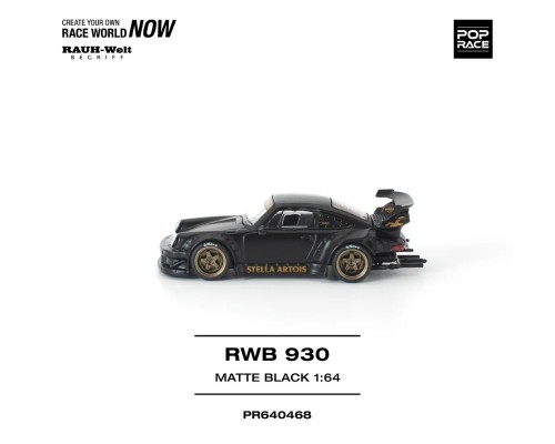 Pop Race Porsche RWB 930 Stella Artois Matte Black PR640468