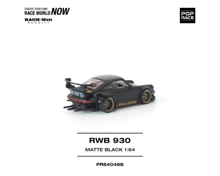 Pop Race Porsche RWB 930 Stella Artois Matte Black PR640468