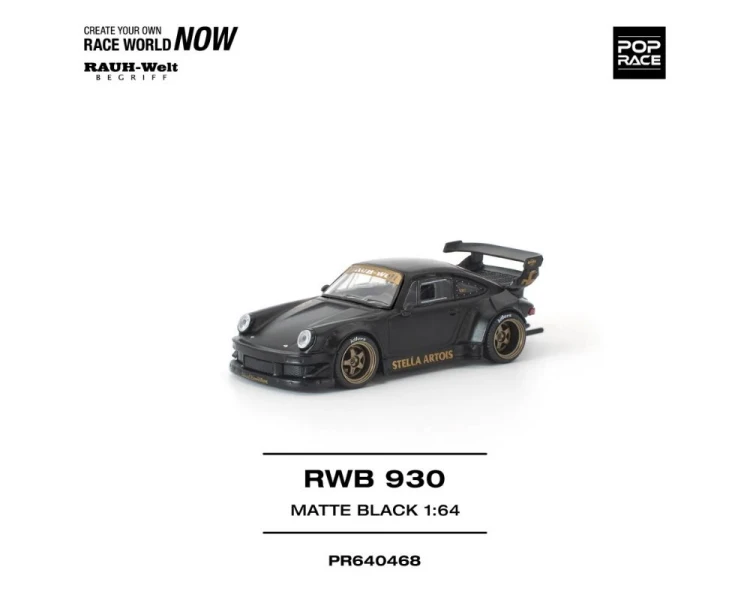 Pop Race Porsche RWB 930 Stella Artois Matte Black PR640468