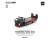 Pop Race Pandem Mitsubishi Fuso 300 Flatbed Transporter Advan Black Red PR640511