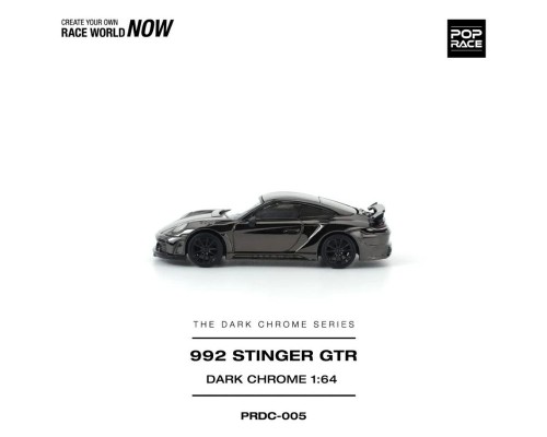 Pop Race Porsche Stinger GTR Dark Chrome PRDC005
