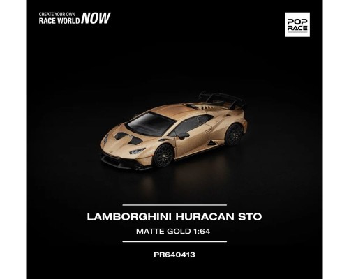 Pop Race Lamborghini Huracan STO Matte Gold PR640413