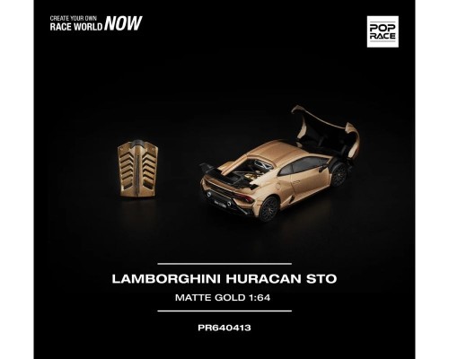 Pop Race Lamborghini Huracan STO Matte Gold PR640413