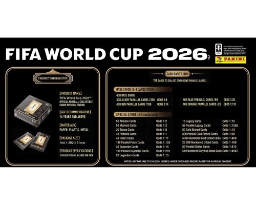 Panini FIFA World Cup 2026 Official Football Trading Cards Ultra Edition