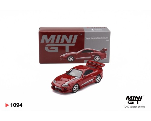 Mini GT #1094 Toyota Supra MK4 A80 Veilside Combat V-I Red MGT01094