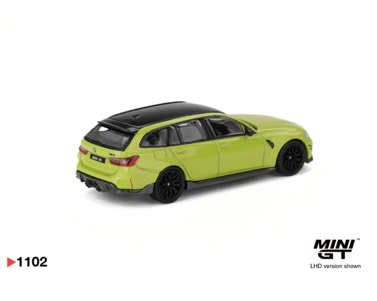 Mini GT #1102 BMW M3 M-Performance Touring Sao Paulo Yellow MGT01102