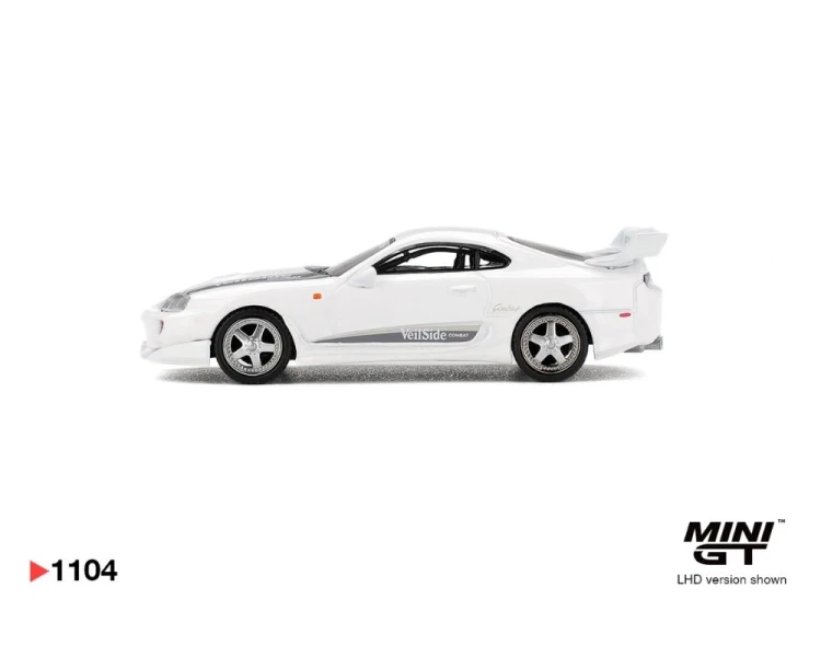 Mini GT #1104 Toyota Supra VeilSide Combat V-I White MGT01104