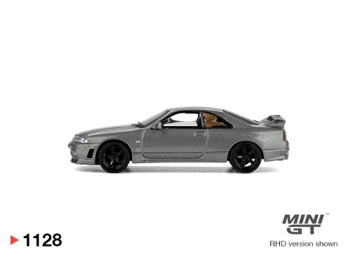 Mini GT #1128 Nissan Skyline GT-R Dark Metal Gray NISMO BCNR33 CRS Version MGT01128