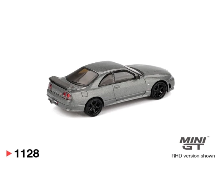 Mini GT #1128 Nissan Skyline GT-R Dark Metal Gray NISMO BCNR33 CRS Version MGT01128