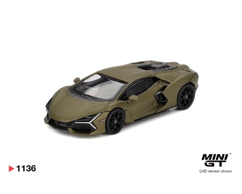 Mini GT #1136 Lamborghini Revuelto Verde Gea Matte MGT01136