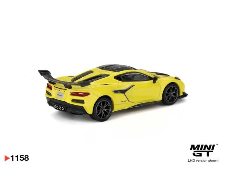 Mini GT #1158 Chevrolet Corvette ZR1 Accelerate Yellow MGT01158