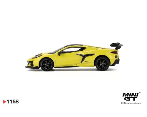 Mini GT #1158 Chevrolet Corvette ZR1 Accelerate Yellow MGT01158