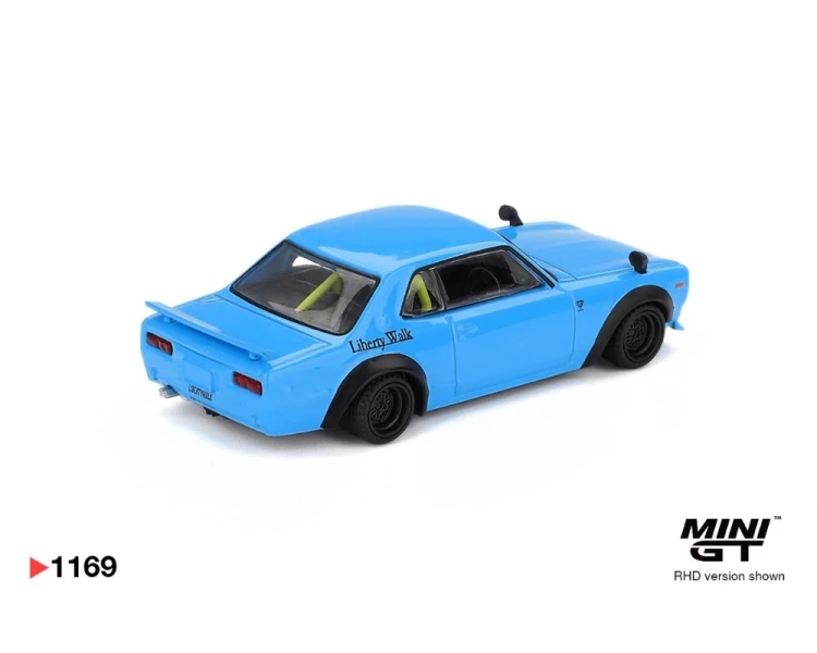 Mini GT #1169 Nissan LB-Works Hakosuka Baby Blue MGT01169