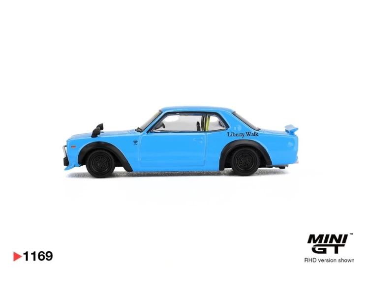 Mini GT #1169 Nissan LB-Works Hakosuka Baby Blue MGT01169