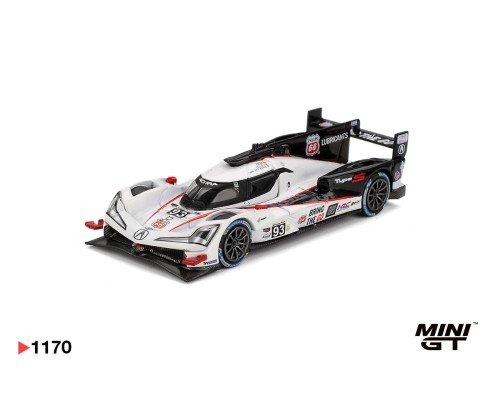 Mini GT #1170 Acura ARX-06 GTP #93 Acura Meyer Shank Racing 2025 IMSA Daytona 24 Hrs MGT01170