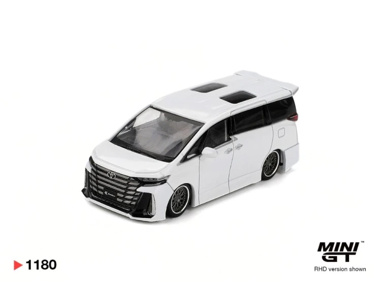 Mini GT #1180 Toyota Vellfire 40 KUHL White MGT01180
