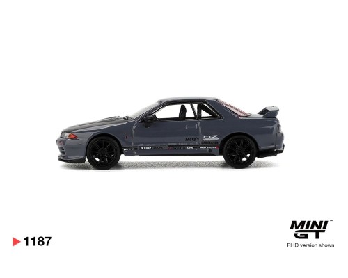 Mini GT #1187 Nissan GTR Top Secret VR32 Stealth Grey MGT01187
