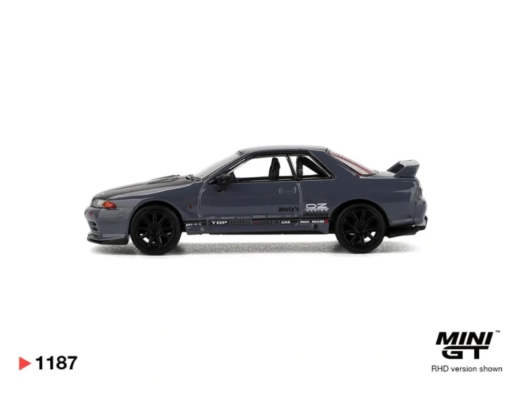 Mini GT #1187 Nissan GTR Top Secret VR32 Stealth Grey MGT01187